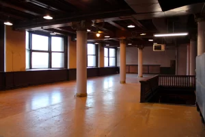 photo of the second floor space of the Central Bag building